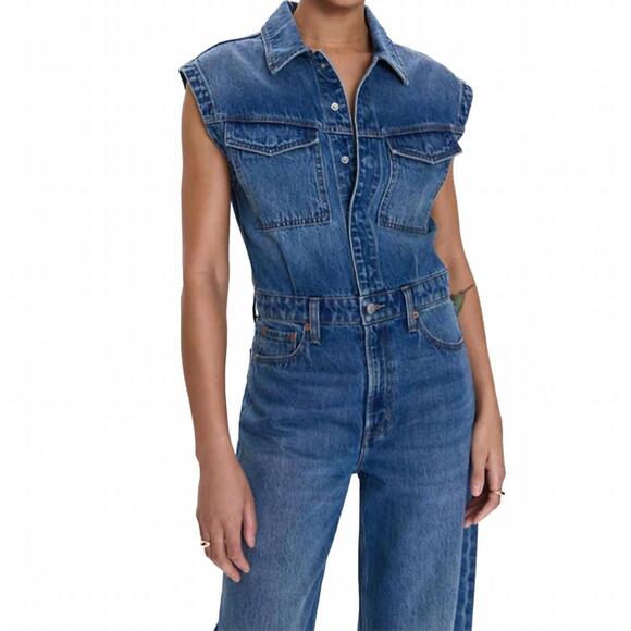 NEW PISTOLA ace jumpsuit in fairview - Picture 3 of 4